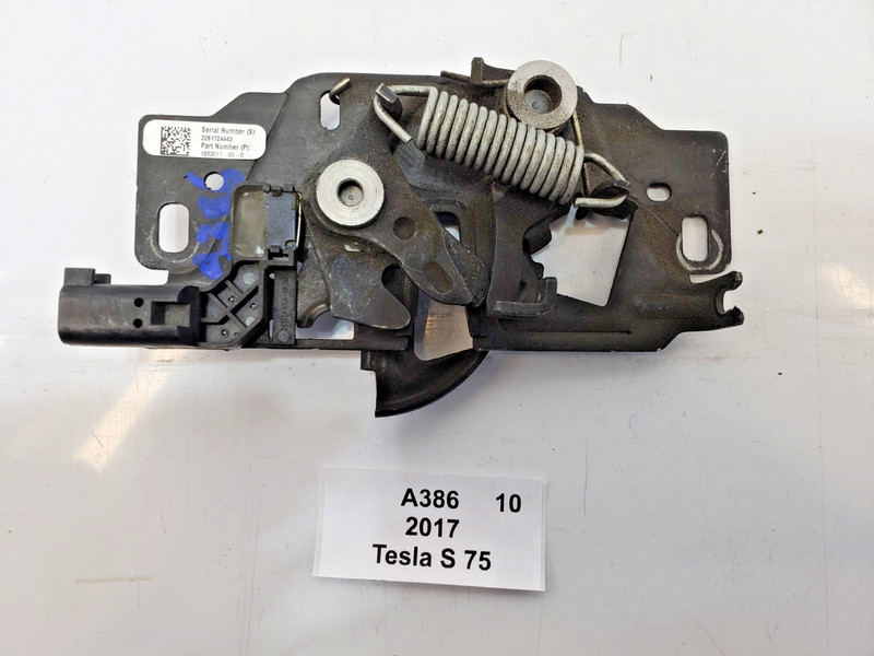 ✅ 2016-2020 OEM Tesla Model S X Front Hood Latch Lock Actuator Mechanism