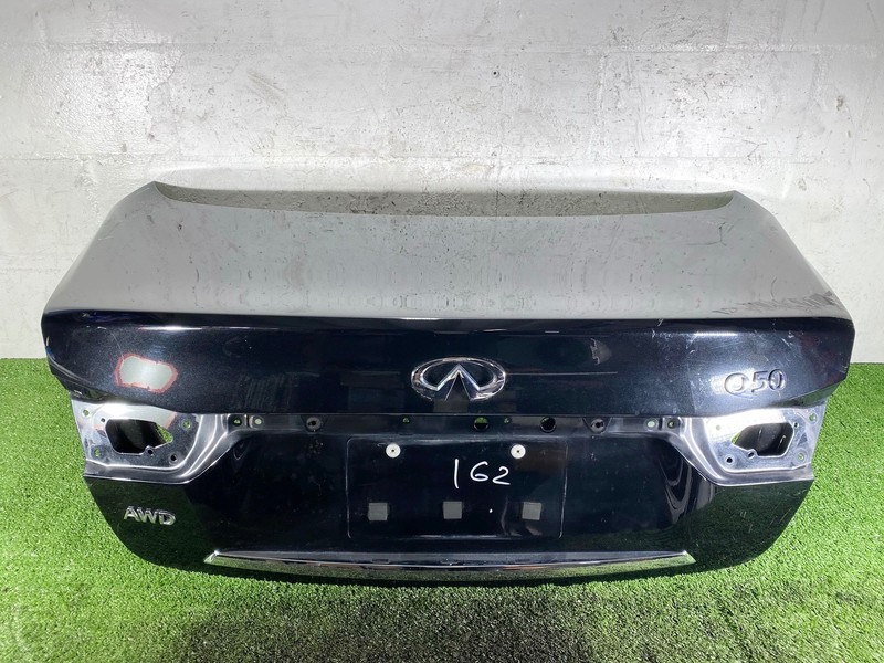 14-18 INFINITI Q50 REAR TRUNK HATCH DECK LID SHELL SKIN PANEL COVER BLACK OEM