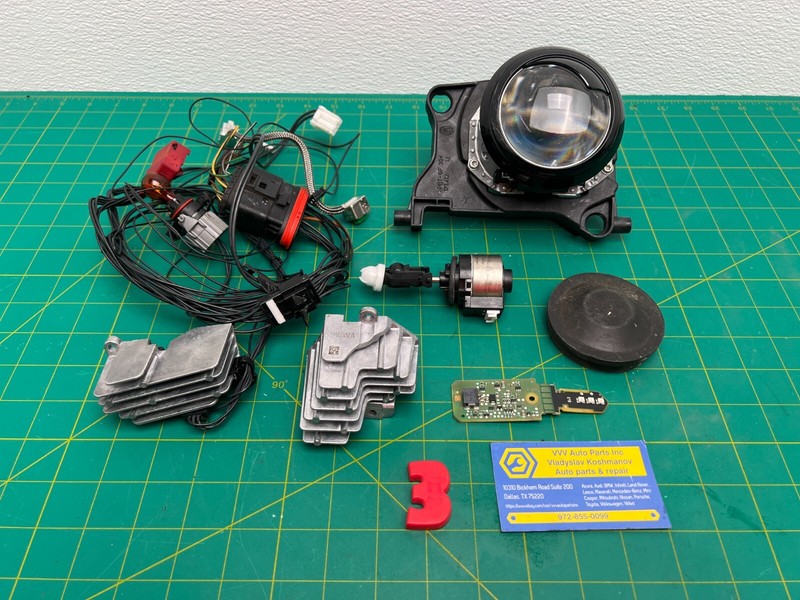 12-15 Audi A6 FRONT LEFT DRIVER SIDE HEADLIGHT LAMP PARTS OEM