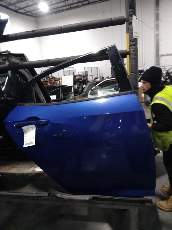 2019 Honda Civic Rear Right Door Blue 634900 Used 68k Miles OEM Quality