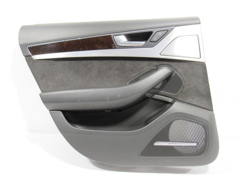 11-17 Audi A8 D4 2011 Short Rear Left Driver Door Cover Panel Trim !:Y