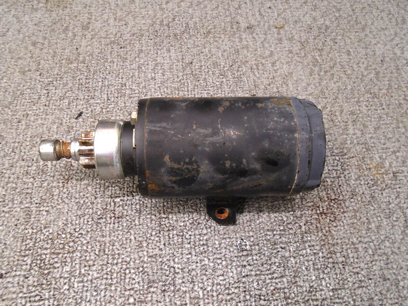 USED STARTER MOTOR ASSY 0587045 JOHNSON EVINRUDE E-TEC OUTBOARD 15-90 HP PART