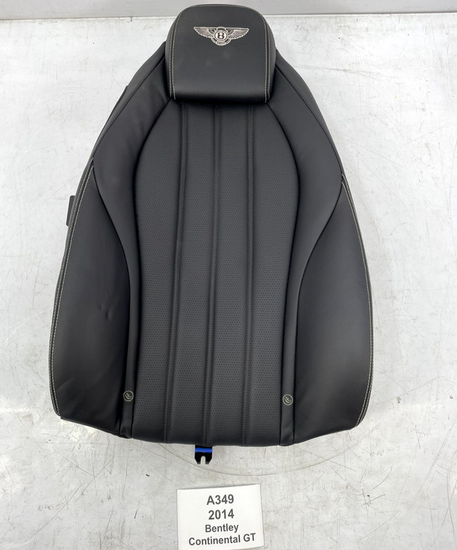✅12-17 OEM Bentley Continental GT Rear Right Passenger Upper Seat Cushion Black*