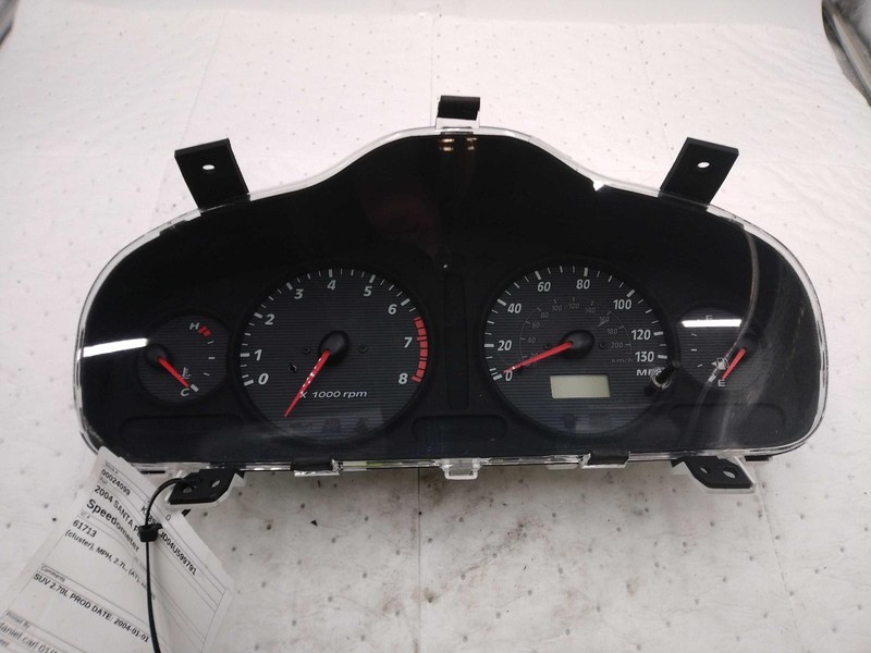2004 Hyundai Santa Fe Speedometer Gauge Black OEM 9421026040 96K Miles