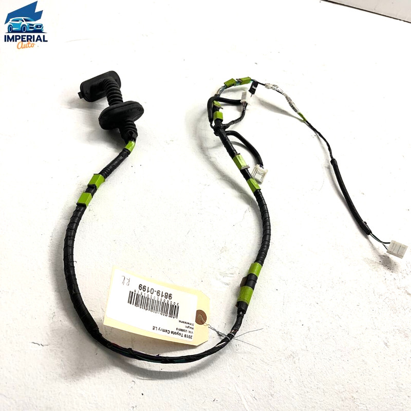2019-2021 Toyota Camry Rear Left Driver Side Door Wire Wiring Harness OEM
