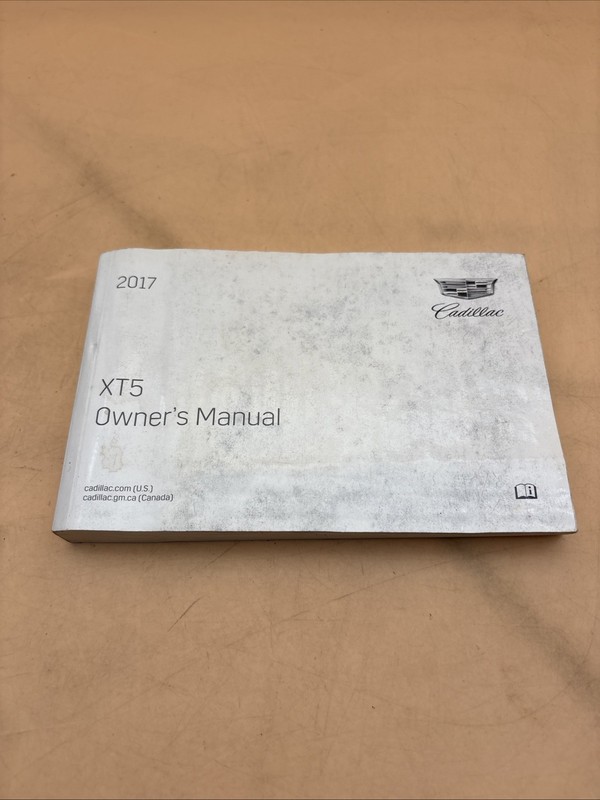 2017 Cadillac XT5 Owners Manual, XT5, Luxury, Premium Luxury, Free Shipping