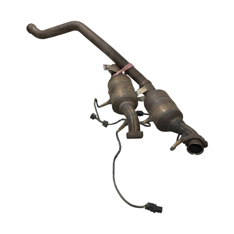 06-13 Mercedes W251 R350 3.5L Engine Left & Right Side Exhaust Downpipes Set OEM