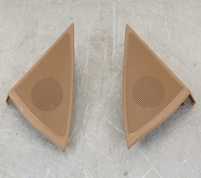 07-13 Mercedes W221 S550 S400 S63 Door Corner SpeakerBrown OEM SET OF 2