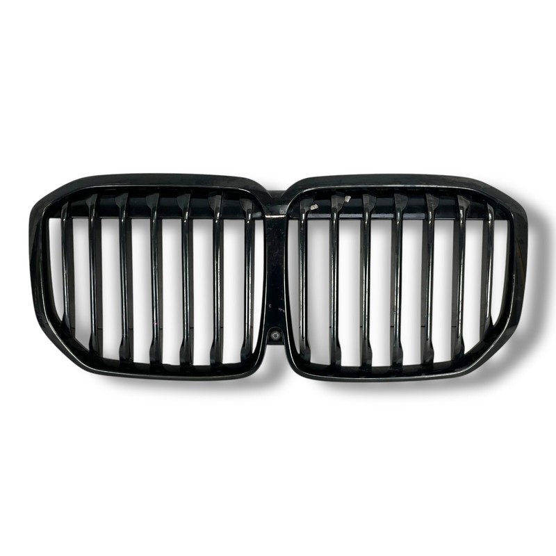 2019-2022 BMW X7 G07 Front Upper Center Radiator Chrome Kidney Grille Frame OEM
