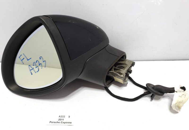 ✅11-14 OEM Porsche Cayenne 958 Left Driver Side Exterior Door View Mirror Black*