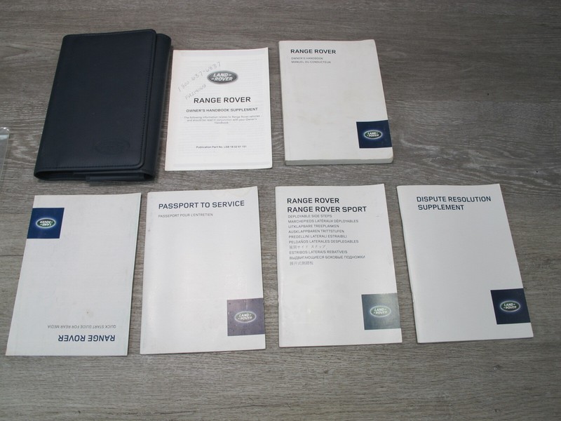 2015 LAND RANGE ROVER L405 OWNER USER OPERATOR GUIDE MANUAL BOOK CASE SET