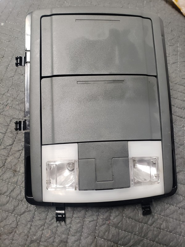 2009-2014 Ford F-150 Expedition Overhead Console Dome Light Steel Gray OEM