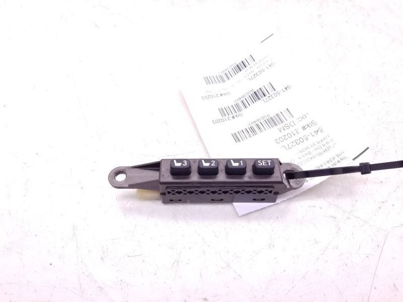 10-15 LEXUS RX450H DRIVER SIDE FRONT DOOR SEAT MEMORY SWITCH