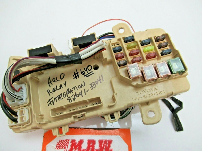 FUSE BOX FUSEBOX RELAY INTEGRATION DASH WIRE BCM COMPUTER PLUG HARNESS CELICA