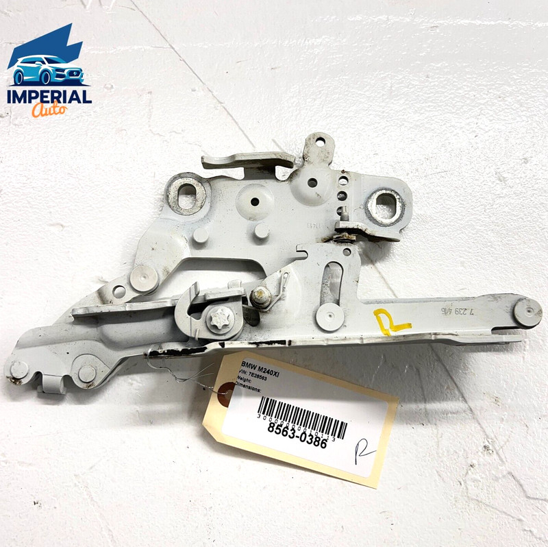 2017 - 2021 BMW M240XI FRONT RIGHT PASSENGER SIDE HOOD HINGE SUPPORT OEM