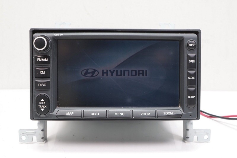 HYUNDAI SANTA FE Radio Navigation Unit AM-FM Tuner CD GPS DVD OEM 2007 - 2009