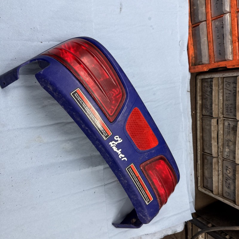 2003 - 2005 Polaris Snowmobile FrontierTouring Edge Tail Lights With Trim Body