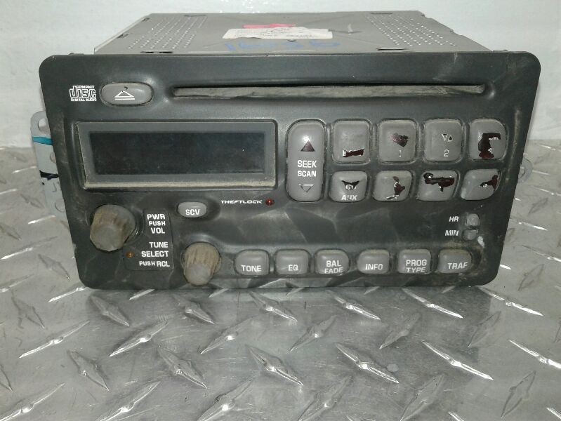 03-05 Pontiac Aztek AM FM CD Player (OPT U1P) OEM 10346317