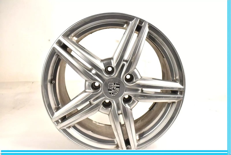 11-18 Porsche Cayenne 958 E-Hybrid 8.5 X 19 19" Wheel Rim Silver 7P5601025E OEM