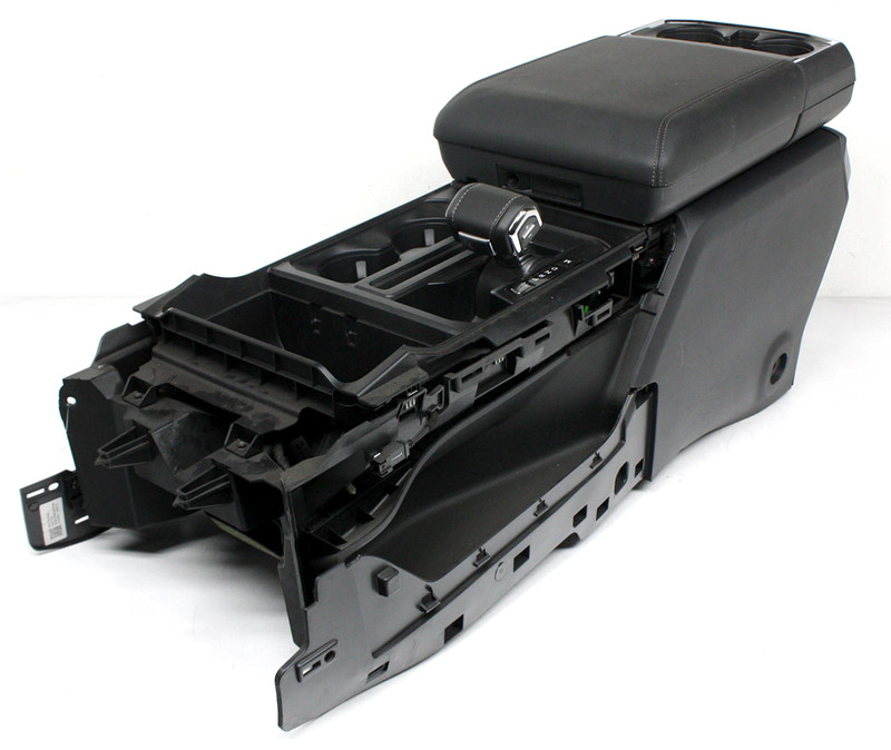 OEM Front Center Floor Console For Ford F150 Black ML3Z-15045A36-AB, Scratches