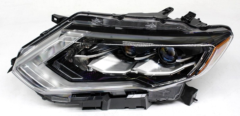 OEM Left Driver Side LED Headlamp For Nissan Rogue Black Bezel 26060-6FL6A