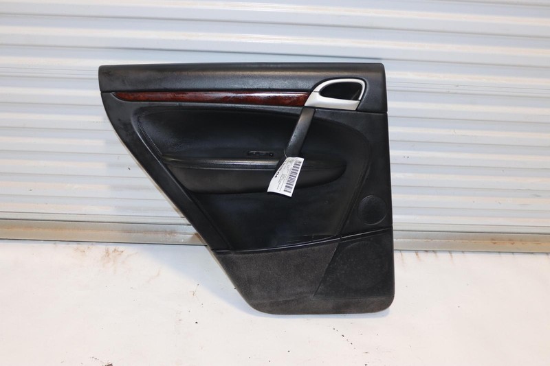 2003-2006 PORSCHE CAYENNE REAR LEFT SIDE DOOR PANEL TRIM COVER BLACK OEM