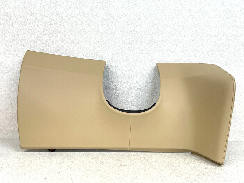 ⭐2012-2016 TESLA MODEL S UNDER STEERING COLUMN DASH TRIM COVER BEIGE OEM LOT2TP