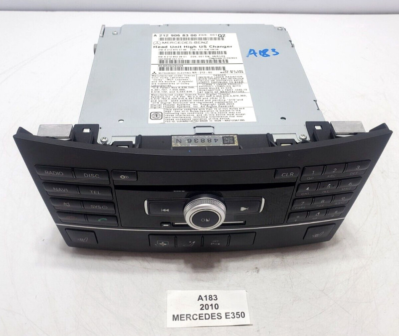 ✅ 2010-2013 OEM Mercedes W212 E350 Command Head Unit CD Changer Radio