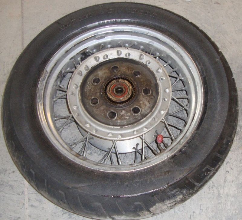 1998 Kawasaki Vulcan VN1500 VN 1500 Classic Rear Rim Tire Wheel Spoked 150/80-16
