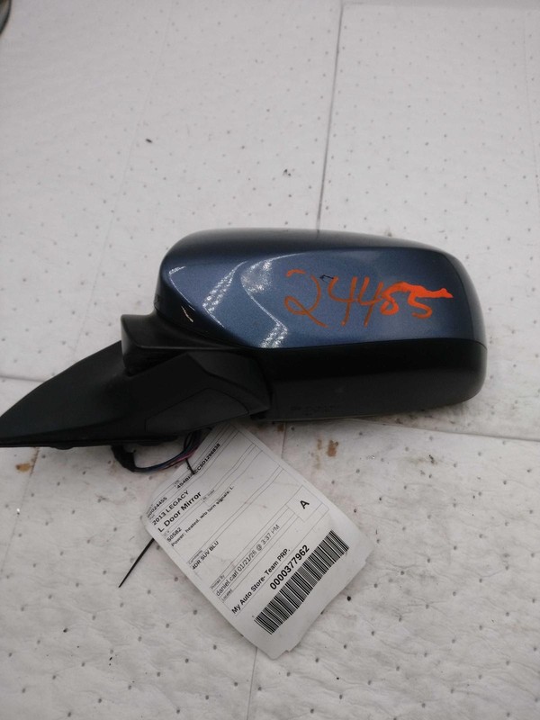 2013 Subaru Legacy Left Door Mirror Blue OEM Used 61932 150K Miles