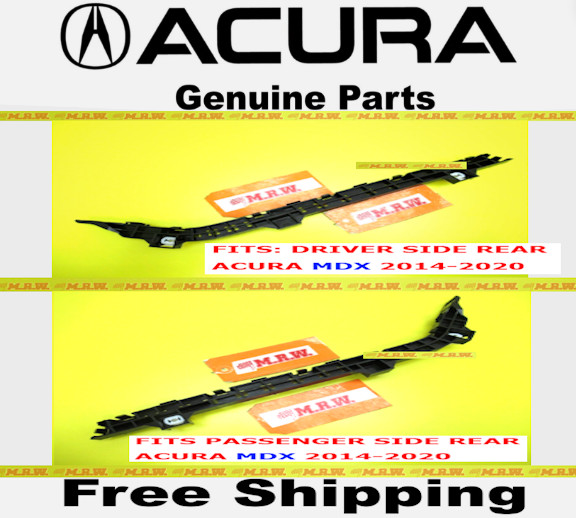 14-20 ACURA MDX for REAR BUMPER BRACKETS FENDER CLIPS LEFT + RIGHT SIDE Back SET
