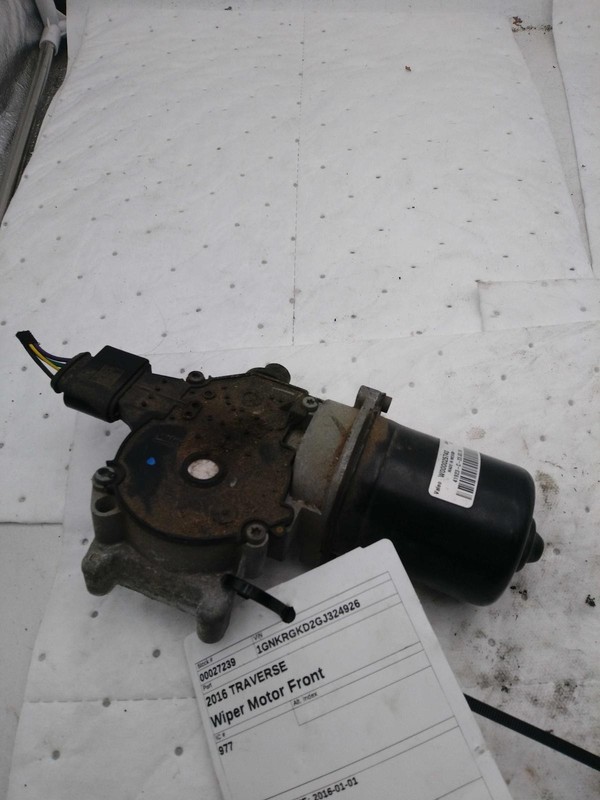 2016 Chevrolet Traverse Wiper Motor OEM 22820106 Gold 98K Miles