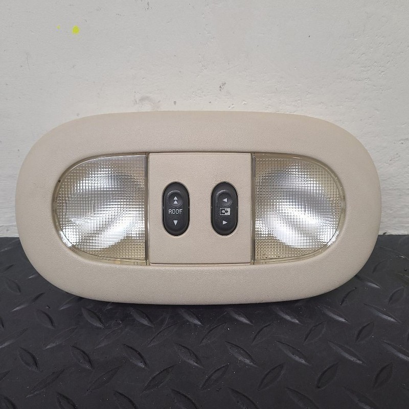 04-08 Ford F150 Overhead Console W/ Sunroof W/ Sliding Tan OEM 7L3Z-18519-A70BC