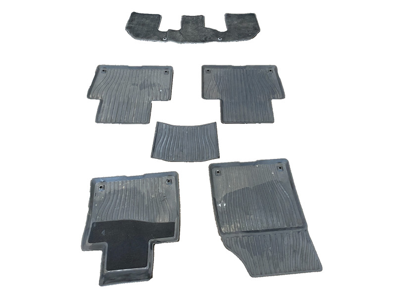 16-23 VOLVO XC90 ALL WEATHER FLOOR MATS & TRUNK CARGO COVER RUBBER OEM #A0.56