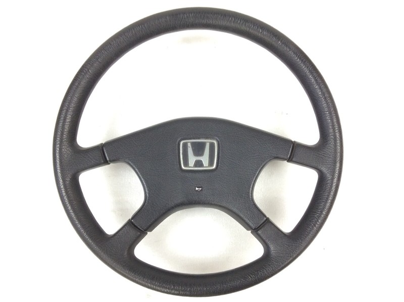 86 87 1986 1987 Accord DX Steering Wheel Black Used OEM