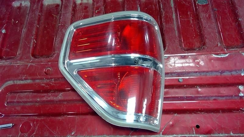 Driver Tail Light Styleside Bright Border Fits 09-14 FORD F150 PICKUP 3345483