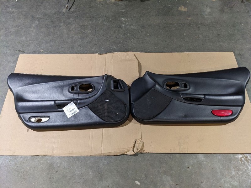 97-04 Corvette C5 Driver Passenger Interior Door Trim Panel Pair Set 1176723