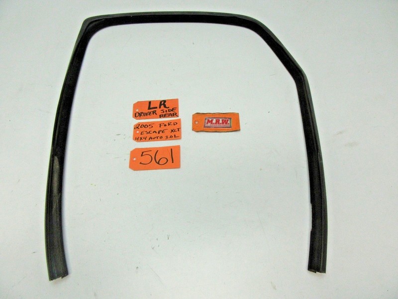 DOOR GLASS WINDOW RUBBER SEAL WEATHER MOLDING DOOR PANEL LEFT REAR L fits ESCAPE
