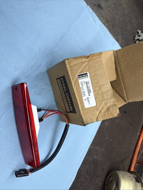 NOS Polaris Left Hand Taillight Assembly, Genuine OEM Part 2410668, Qty 1