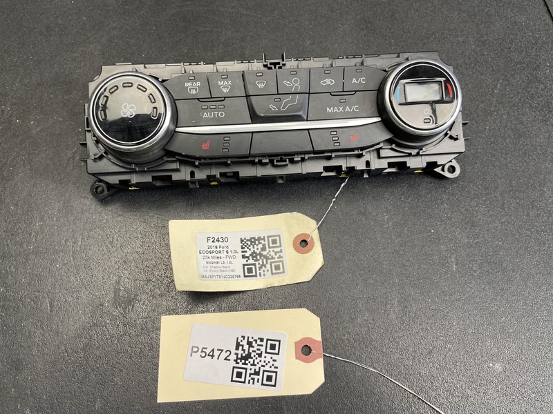 A/C Heater Control 2018 Ford EcoSport GN15-18C612-CH 2019 2020 2021 2022