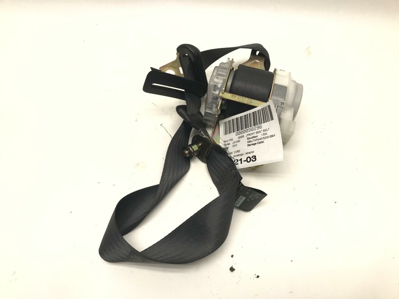 02-06 LEXUS SC430 RIGHT PASSENGER SIDE SEAT BELT RETRACTOR OEM
