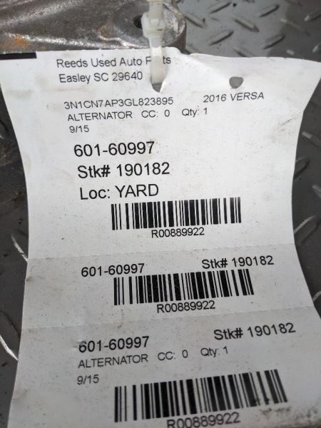 Alternator Fits 12-19 VERSA 889922