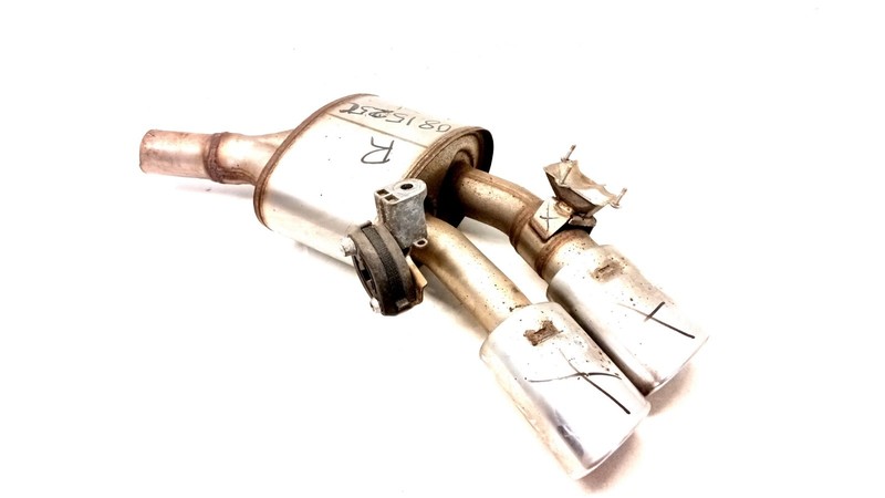 18-24 AUDI B9 S4 3.0 DUAL TIP PIPE EXHAUST MUFFLER REAR RIGHT PASSENGER OEM 0815