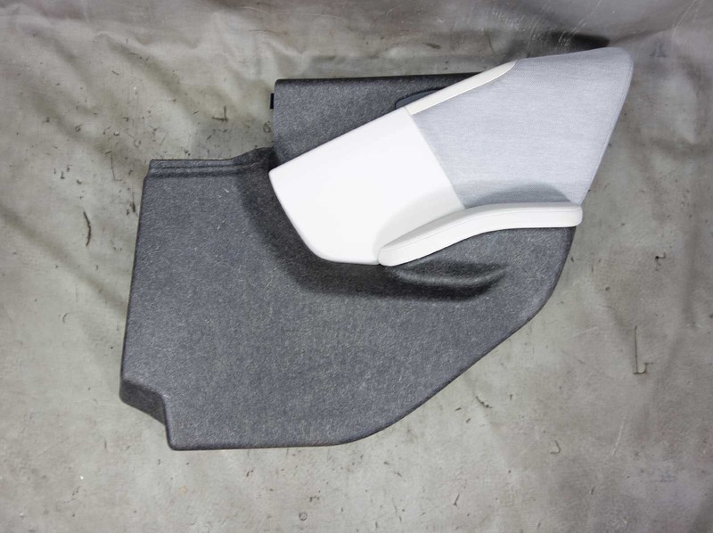 2014-2017 BMW i01 i3 City Vehicle Right Rear Interior Door Panel Trim Carum Grey