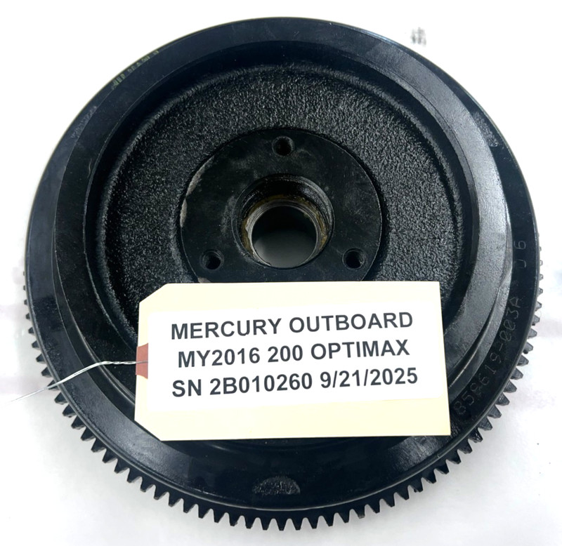 MERCURY OUTBOARD OPTIMAX V6CYLINDER DFI 3.0 200 225 250 HP FLYWHEEL