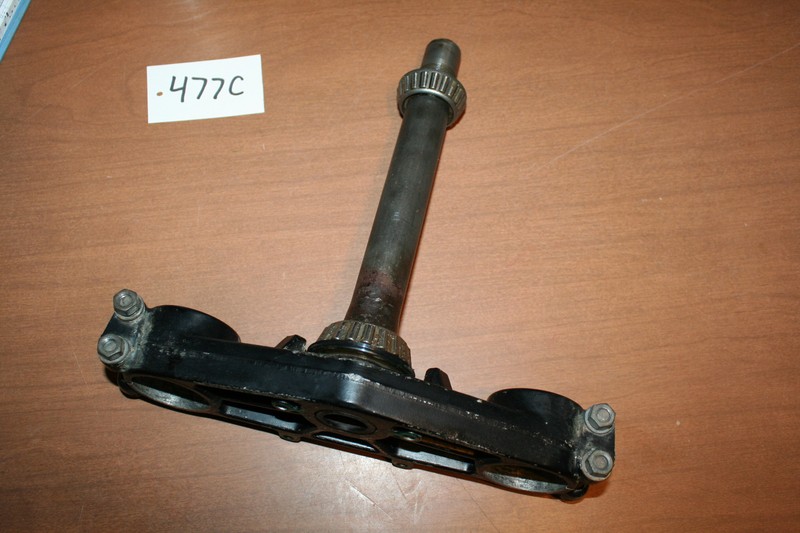 1983 Kawasaki KX250 Triple Tree Steering Stem Lower Clamp OEM 83