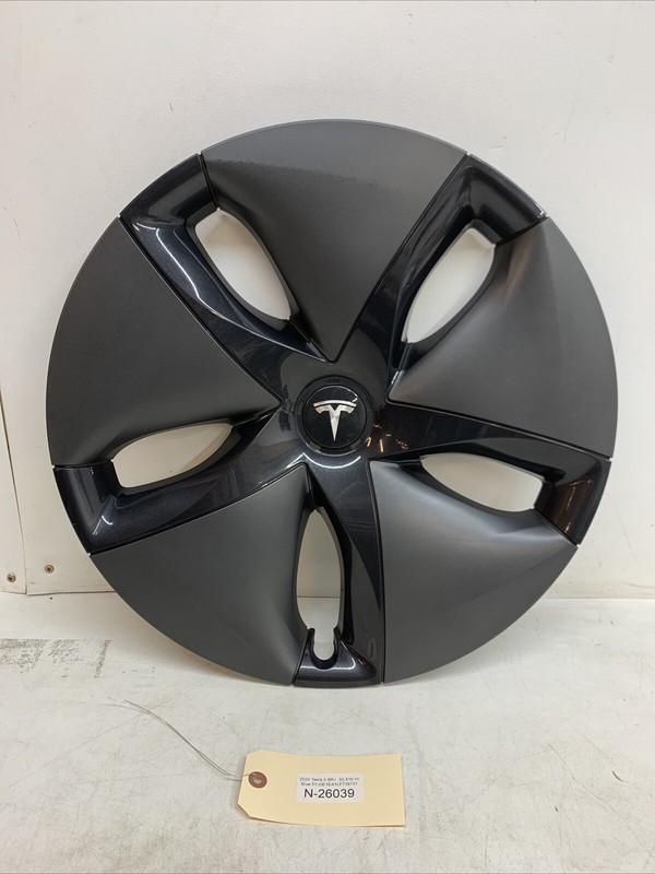 17-21 Tesla Model 3 Factory Wheel Cover Hub Cap 18" 1044231-99-B OEM 26039 U2