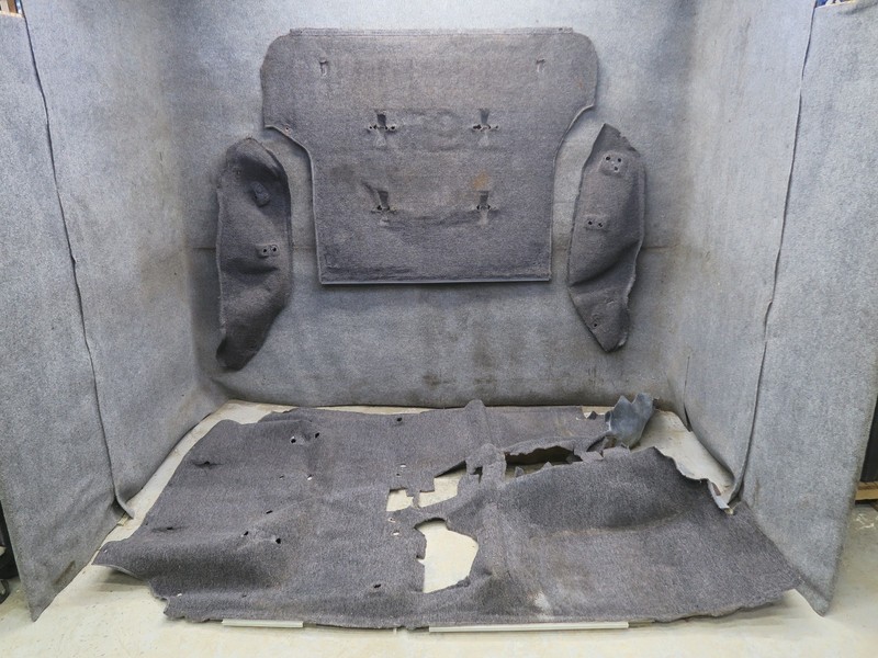 1991-1994 TOYOTA LAND CRUISER FJ80 FRONT & REAR INTERIOR FLOOR CARPET GRAY SET