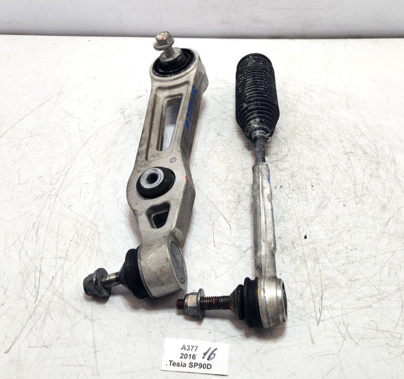 ✅ 16-20 OEM Tesla Model S Front Right Passenger Lower Control Arm W/ Tie Rod SET