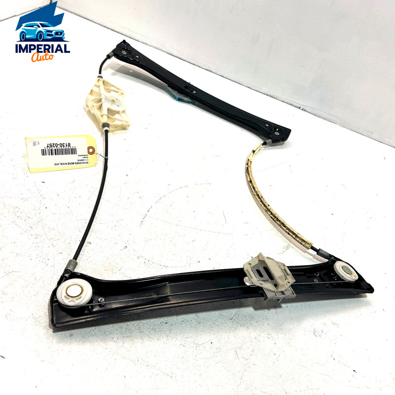 2007-13 MERCEDES S-CLASS FRONT RIGHT PASSENGER WINDOW GLASS REGULATOR OEM